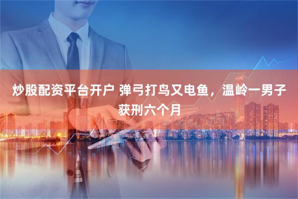 炒股配资平台开户 弹弓打鸟又电鱼，温岭一男子获刑六个月
